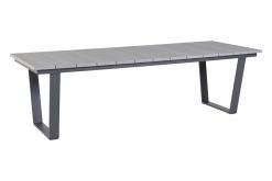 01292br linksvoorkopie lr 247x165 - Garden Impressions Highland tuintafel 265 x 100 cm. Carbon black - Vironwood Grey