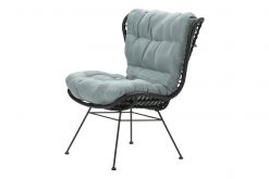 07644gt linksvoor lr 247x165 - Libelle retro loungestoel - Zwart