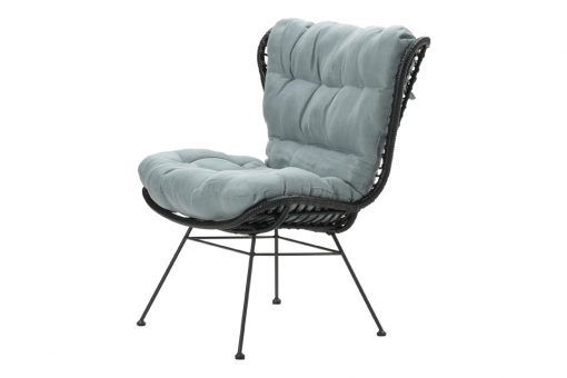 07644gt linksvoor lr 510x340 - Libelle retro loungestoel - Zwart