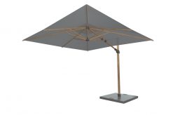 08670 247x164 - 4-Seasons Siesta Premium Zweefparasol 300 x 300 cm Woodlook Frame - Charcoal