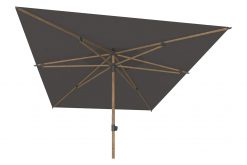 08674  azzuro houtlook 300x200cm. lr 247x165 - 4-Seasons Outdoor Azzurro stokparasol 200 x 300 cm - Woodlook/charcoal