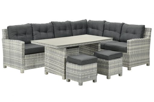 13764wf linksvoor 5mb verkleind 510x340 - Garden Impressions Alazio lounge diningset - Rechts Cloudy grey