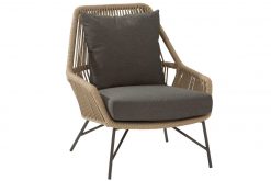 213508 01 ramblas loungestoel 1 247x165 - 4 Seasons Outdoor Ramblas living chair Taupe with 2 cushions