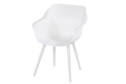 21681003 1 247x165 - Hartman Sophie Studio dining armstoel - White - Alu poot