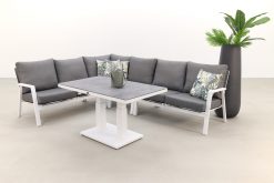 632a2925 247x165 - Azoren lounge dining set links - white (tafel verstelbaar in hoogte)