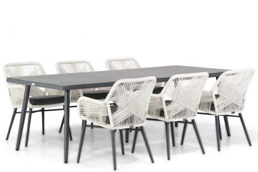 advance white wicker dining tuinstoel sophia aluminium dining tuintafel 6p tuinset 510x340 - Lifestyle Advance/Sophia 240 cm dining tuinset 7-delig