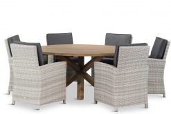 alta tuinset flat natural 7d sand city 247x165 - Domani Alta/Sand City rond 160 cm dining tuinset 7-delig