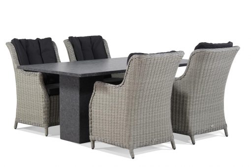 buckingham new grey graneit 180 copy 1 510x340 - Garden Collections Buckingham/Graniet 180 cm dining tuinset 5-delig