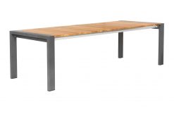 diningtable suns rialto teak mrg lr 213 cm. 247x165 - Suns Rialto uitschuifbare tuintafel 213/269 x 100 cm. - Teak