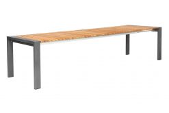 diningtable suns rialto teak xl mrg lr 262 247x165 - Suns Rialto uitschuifbare tuintafel 262/330 x 100 cm. - Teak