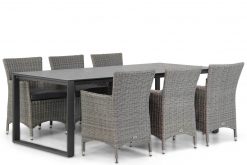 dublin zaga 7 delig 247x165 - Garden Collections Dublin/Zaga 220 cm dining tuinset 7-delig