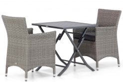 dublin tuinstoel met nicola klaptafel 70 cm dining tuinset 247x165 - Garden Collections Dublin/Nicola 70 cm dining tuinset 3-delig