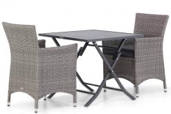 dublin tuinstoel met nicola klaptafel 80 cm dining tuinset 247x165 - Garden Collections Dublin/Nicola 80 cm dining tuinset 3-delig