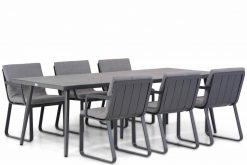 estancia aluminium dining tuinstoel sophia aluminium dining tuintafel 6p tuinset 247x165 - Lifestyle Estancia/Sophia 240cm dining tuinset 7-delig