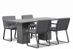 estancia graniet 180 1 247x165 - Lifestyle Estancia/Graniet 180 cm dining tuinset 5-delig