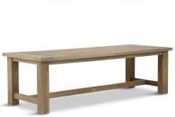 fourmile greywash teak 260cm 247x165 - Garden Collections Fourmile dining tuintafel 260 x 100 cm