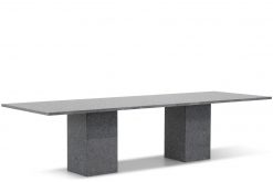 granieten tafel 300x100x3 pearl grey satinado 247x165 - VDM Alaska tuintafel 300x100 zonder wielen