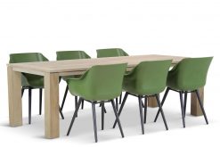 hartman sophie moss green studio met brighton tuintafel 240 cm 247x165 - Hartman Sophie studio/Brighton 240 cm dining tuinset 7-delig