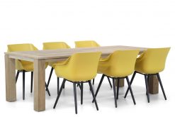 hartman sophie studio curry yellow met brighton tuintafel 240 cm 247x165 - Hartman Sophie studio/Brighton 240 cm dining tuinset 7-delig