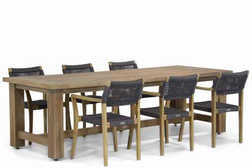 img 5559tuinset 510x340 - Lifestyle Dallas/Fourmile 260 cm dining tuinset 7-delig