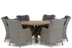 img 5572tuinset 247x165 - Garden Collections Aberdeen/Sand City 160 cm rond dining tuinset 7-delig