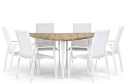 img 7509tuinset 247x165 - Lifestyle Ultimate/Julia 155 cm triangel dining tuinset 7-delig