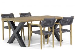 img 8396tuinset 247x165 - Lifestyle Dallas/Cardiff 180 cm dining tuinset 5-delig