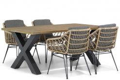 img 8409tuinset 247x165 - 4 Seasons Outdoor Cottage/Cardiff 180 cm dining tuinset 5-delig