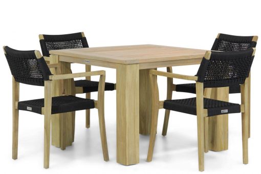 img 8517tuinset 510x340 - Lifestyle Dallas/Brighton 100 cm dining tuinset 5-delig