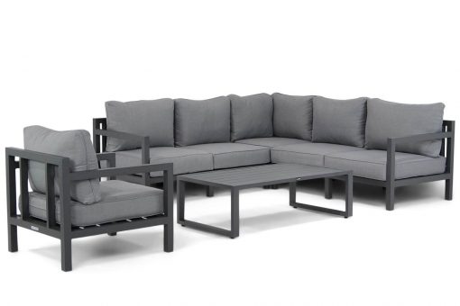 lagos loungeset met stoel en lagos rechthoek lounge tafel 510x340 - Lifestyle Lagos hoek loungeset 6-delig