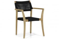 lifestyle dallas soel met black rope 247x165 - Lifestyle Dallas dining tuinstoel rope stapelbaar