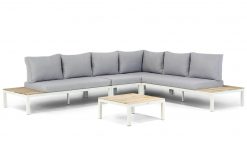 lifestyle vero beach loungeset wit met vierkante tafel en center 247x165 - Lifestyle Vero Beach hoek loungeset 5-delig