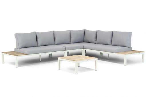 lifestyle vero beach loungeset wit met vierkante tafel en center 510x340 - Lifestyle Vero Beach hoek loungeset 5-delig