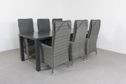 lr alma tafel 210x 90 aluminium  glass top 6 timber dining voor 6a4331 247x165 - Timber organic grey/Alma 210 cm. tuinset - 7-delig verstelbaar