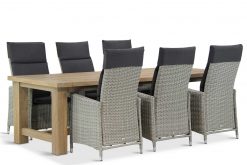 mandera tuinset new grey 7d fourmile 247x165 - Garden Collections Madera/Fourmile 260 cm dining tuinset 7-delig