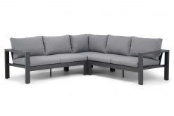 manuta loungeset antracite zonder tafel 247x165 - Lifestyle Manuta hoek loungeset 3-delig