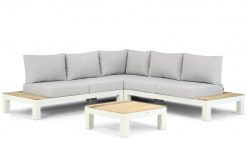 ravalla wit 4 delig loungetafel vierkant 247x165 - Lifestyle Ravalla hoek loungeset 4-delig