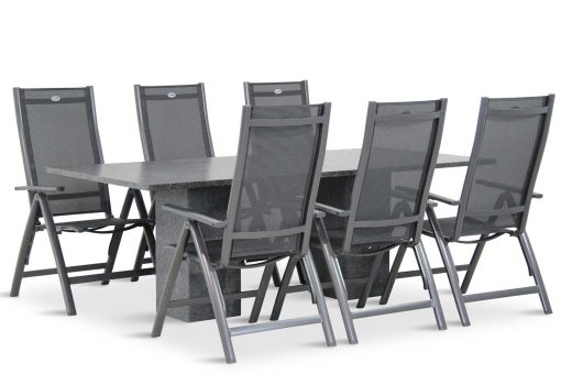 royal club tuinset antracite 7d graniet rechthoek 1 510x340 - Hartman Royal Club/Graniet 220 cm dining tuinset 7-delig