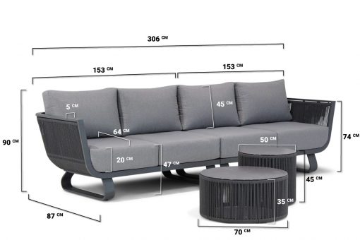 santika corniche loungebank links rechts 2 tafels 510x340 - Santika Corniche loungebank 4-delig