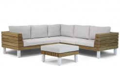 seashore loungeset met loungetafel met kussen 247x165 - Lifestyle Seashore hoek loungeset met hockerkussen 4-delig