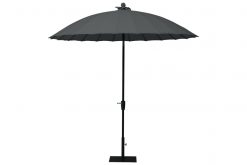 shanghai parasol 250 cm. charcoal 1 1 247x165 - 4-Seasons stokparasol Shanghai 300 cm Charcoal