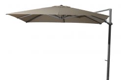 siesta zweefparasol taupe 4 seasons outdoor 247x165 - 4-Seasons zweefparasol Siesta 300 x 300 cm Taupe