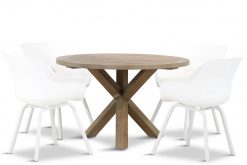 sophie tuinset white 5d sand city 2  247x165 - Hartman Sophie element/Sand city 120 cm dining tuinset 5-delig