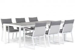 treviso aluminium dining tuinstoel ravenna aluminium dining tuintafel 6p tuinset 247x165 - Lifestyle Treviso/Ravenna 240 cm dining tuinset 7-delig