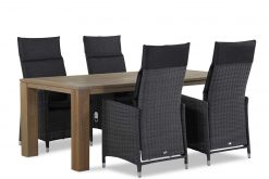 tuinset madrea off black birghton 200 1 247x165 - Garden Collections Madera/Brighton 200 cm dining tuinset 5-delig