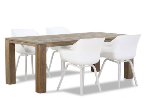 tuinset sophie wit brighton 200 1 510x340 - Hartman Sophie element/Brighton 200 cm dining tuinset 5-delig