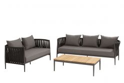 91003 91004 91005  cantori bench lounge with table 247x165 - Taste by 4 Seasons | Loungeset Cantori | 3-delig