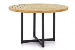 apple bee jakarta dining table round black svlk teak natural free standing 01 web 247x165 - Apple Bee | Tuintafel Jakarta Ø 120 x 76 cm