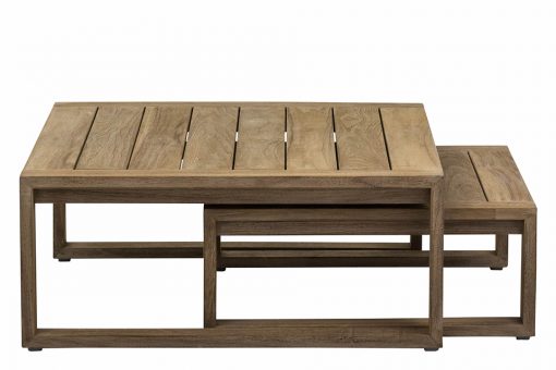 apple bee koffietafel antigua coastal vrijstaand 510x340 - Apple Bee | Koffietafel Antigua 80 x 80 x 38 cm en 60 x 60 x 31 cm | Coastal Teak