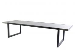 bergen tafel 317x100x75cm. alu antraciet borek 247x165 - Borek | Bergen Tuintafel 317 x 100 x 75 cm